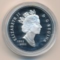 Канада 1 доллар 2002 год - 50 лет правлению Королевы Елизаветы II