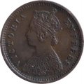 Британская Индия 1/12 анны 1886 год
