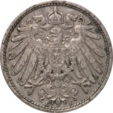 Германия 10 пфеннигов 1907 год (E)