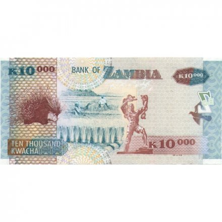 Замбия 10000 квача 2003 год - UNC
