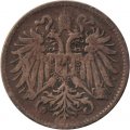Австрия 2 геллера 1893 год