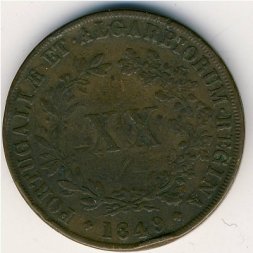 Португалия 20 рейс 1849 год