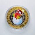 Гравированная монета 10 рублей 2016 год - Снеговик (в сувенирной упаковке)