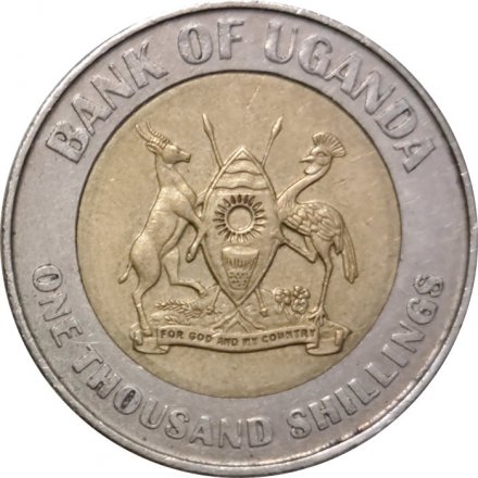 Уганда 1000 шиллингов 2012 год - 50 лет Независимости