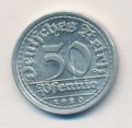Веймарская республика 50 пфеннигов 1920 год (F)