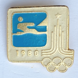 Значок. Олимпиада. Москва 1980. Парусный спорт