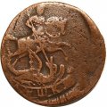 Полушка 1757 год Елизавета Петровна (1741 - 1762) - VF