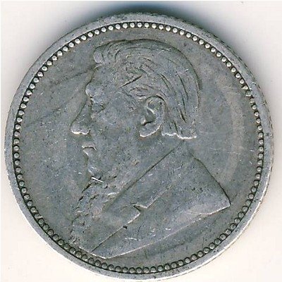 ЮАР 6 пенсов 1895 год