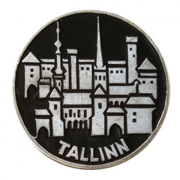 Значок Таллин. Tallinn (тип 1)