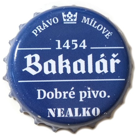 Пивная пробка Чехия - Bakalar Dobre pivo 1454 Nealko Pravo Milove