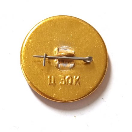 Значок Барельеф В.И. Ленина, стекло