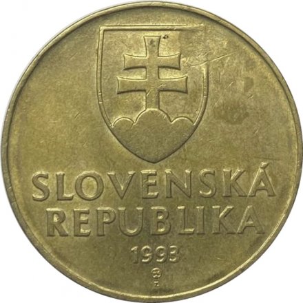 Словакия 10 крон 1993 год - Крест Святой Троицы
