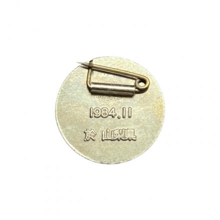 Значок Япония. Защита Конституции. 21. Яманаси. 1984 год