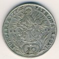 Венгрия 20 крейцеров 1775 год