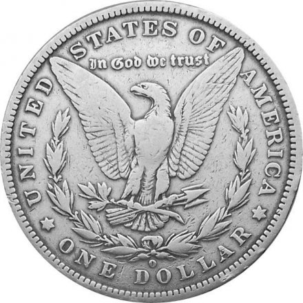 США 1 доллар 1882 год - Морган (O)