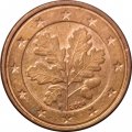 Германия 1 евроцент 2004 год (F)