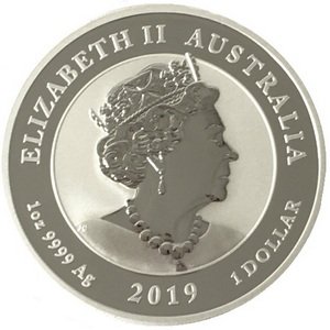 Австралия 1 доллар 2019 год - 50 лет с момента высадки на Луну