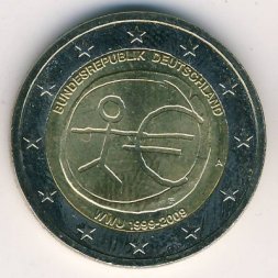 Германия 2 евро 2009 год (A)