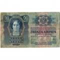 Австро-Венгрия 20 крон 1913 год (без надпечатки) - F