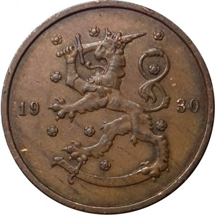 Финляндия 10 пенни 1930 год