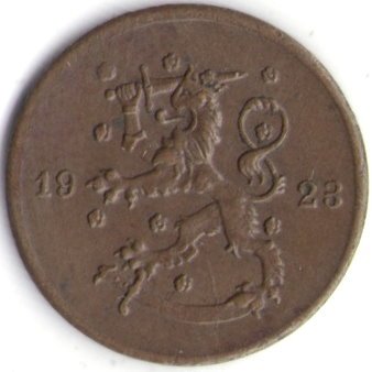 Финляндия 1 пенни 1923 год