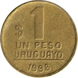 Уругвай 1 песо 1998 год