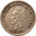 Эквадор 1/2 десимо 1897 год