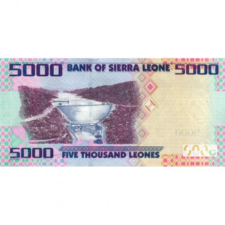 Сьерра-Леоне 5000 леоне 2021 год - Сенгбе Пье UNC
