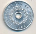 Греция 10 лепт 1964 год - Виноградная лоза