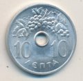 Греция 10 лепт 1964 год - Виноградная лоза