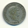 Швейцария 10 раппенов 1913 год