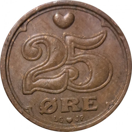 Дания 25 эре 1994 год