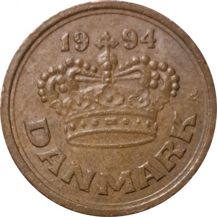 Дания 25 эре 1994 год