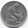 ФРГ 50 пфеннигов 1978 год (J)