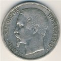 Франция 5 франков 1852 год