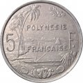 Французская Полинезия 5 франков 1987 год