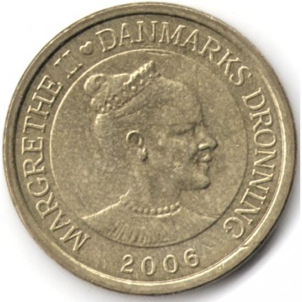 Дания 10 крон 2006 год - Сказки Ганса Христиана Андерсена. Тень (Skyggen, 1847)