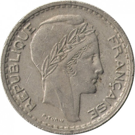 Франция 10 франков 1948 год (без отметки МД)