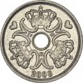 Дания 1 крона 2008 год