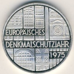 ФРГ 5 марок 1975 год