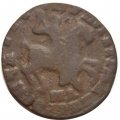 1 копейка 17?? год МД Пётр I (1699 - 1725) - F