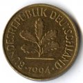 ФРГ 5 пфеннигов 1994 год - F