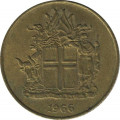 Исландия 1 крона 1966 год