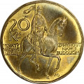 Чехия 20 крон 2012 год - Памятник святому Вацлаву