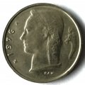 Бельгия 1 франк 1976 год BELGIQUE