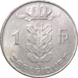 Бельгия 1 франк 1976 год BELGIQUE