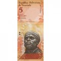 Венесуэла 5 боливар 2014 год - Педро Камеджо. Гигантский броненосец - UNC