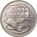 Австралия 20 центов 1980 год - Утконос
