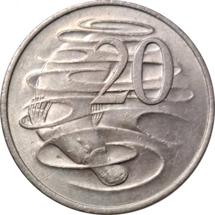 Австралия 20 центов 1980 год - Утконос