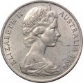 Австралия 20 центов 1980 год - Утконос
